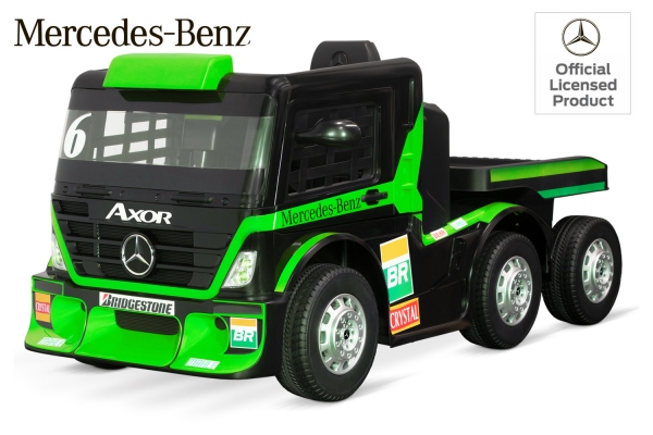 Lizenz Mercedes Truck AXOR Kinder Elektro Auto 2x 35W 12V 7Ah